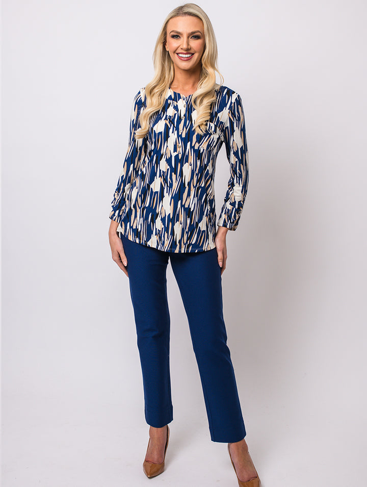 5 Button Top - Royal