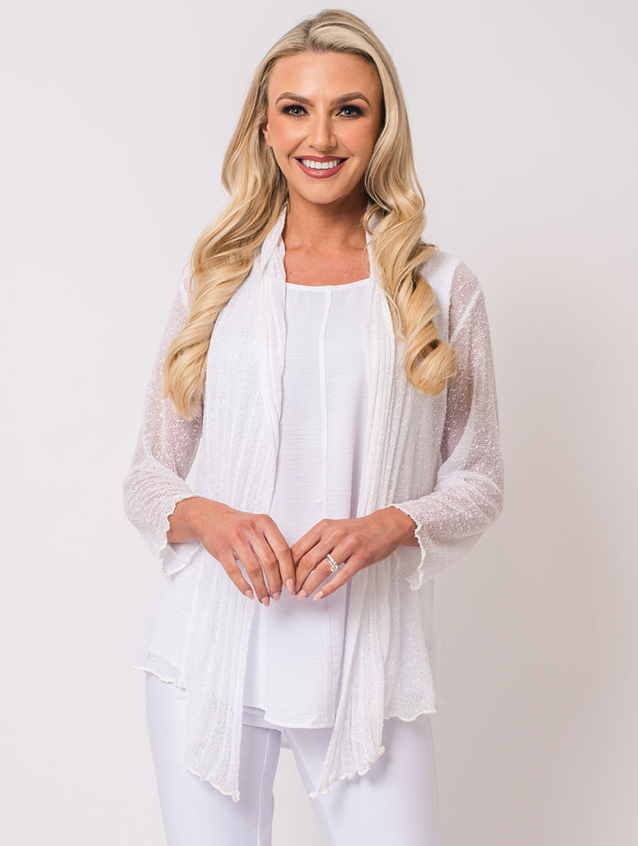 Lace Shrug - Ivory