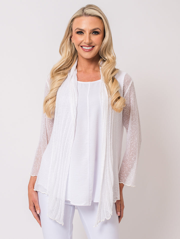 Lace Shrug - Ivory