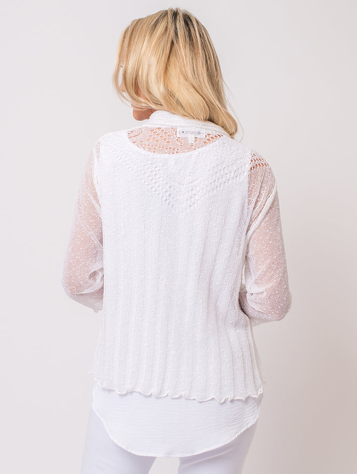 Lace Shrug - Ivory