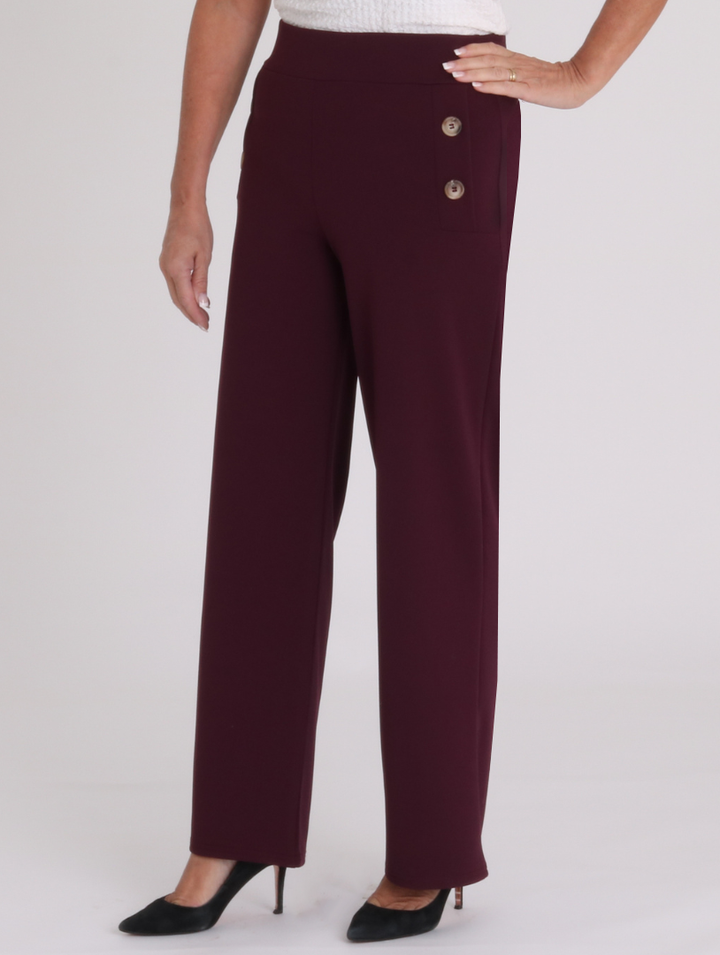 29" Katy Trousers - Wine