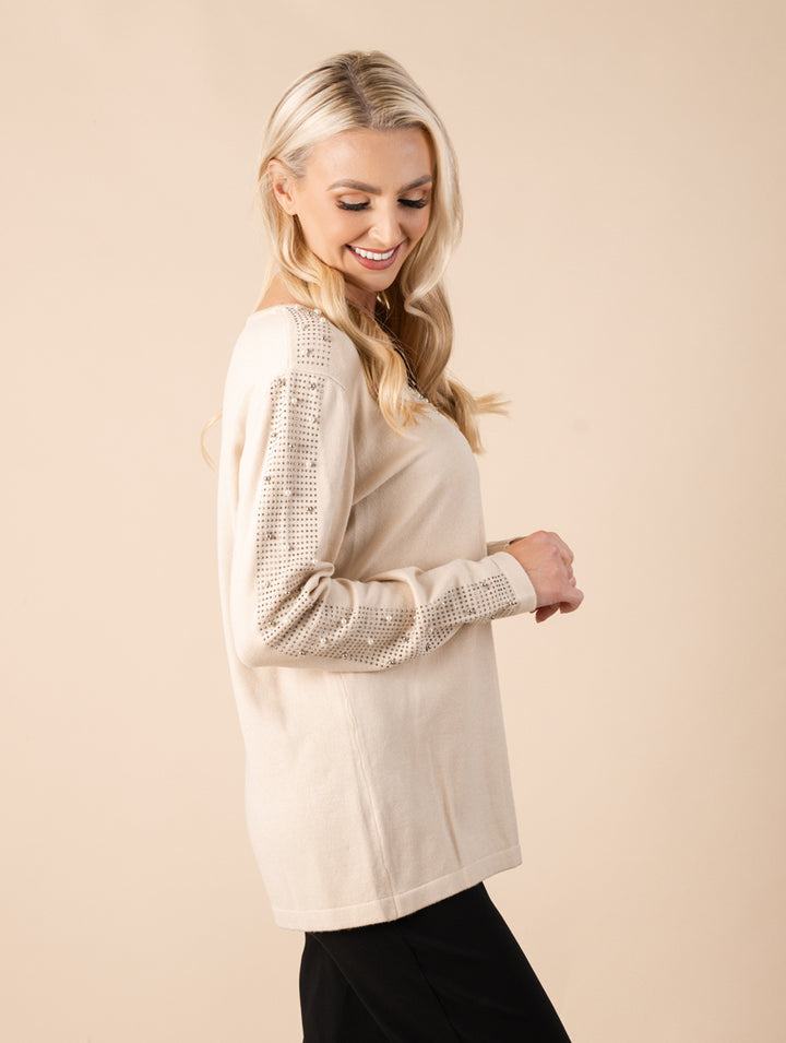 Luxury Knitwear - Light Beige