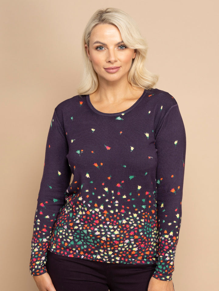 Tulip Knit - Plum