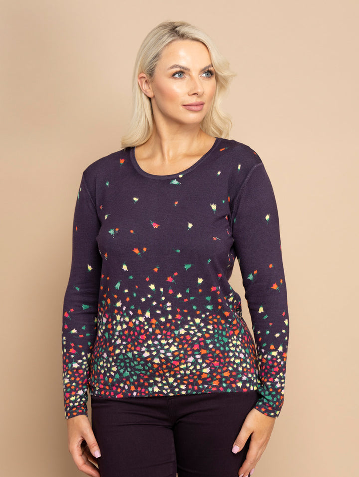 Tulip Knit - Plum