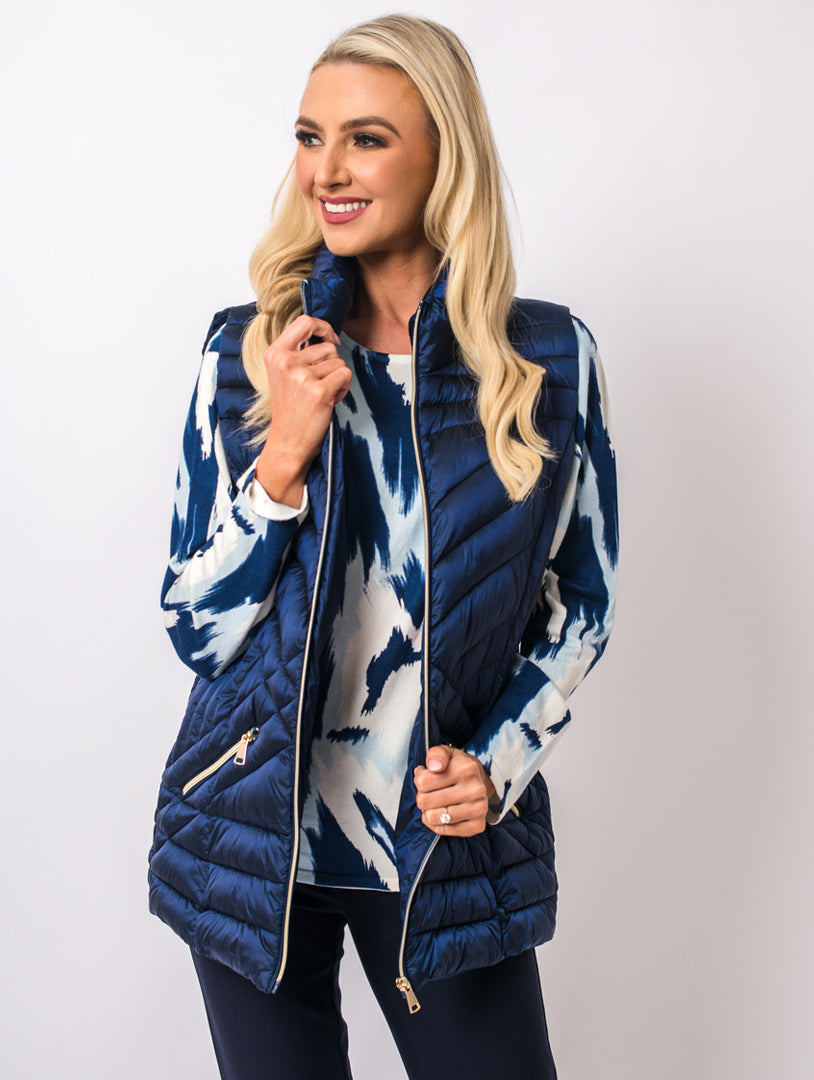 Luxury Gilet - Navy