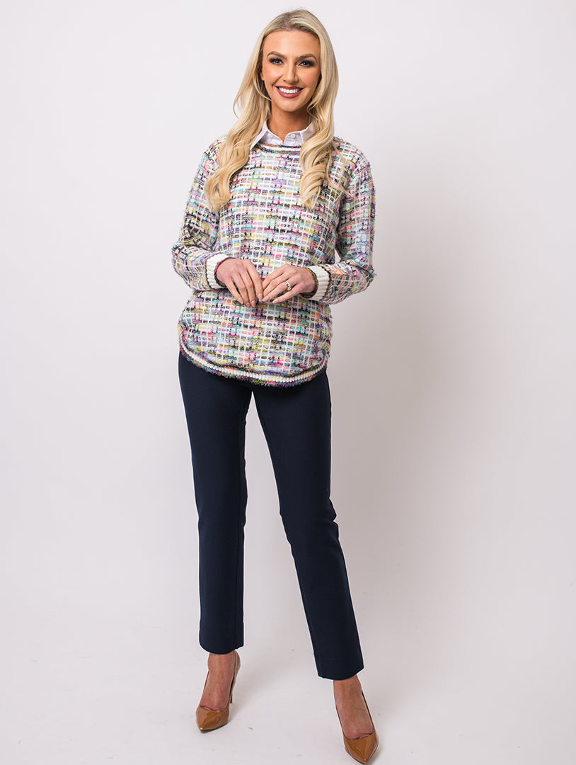 Luxury Knit - Cream Multi