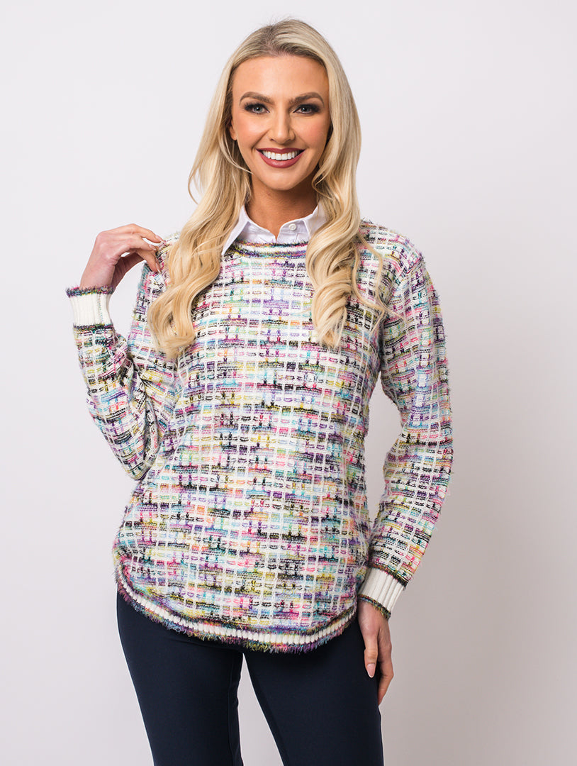 Luxury Knit - Cream Multi