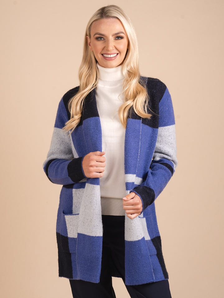 Multi Cardigan - Blue Combo