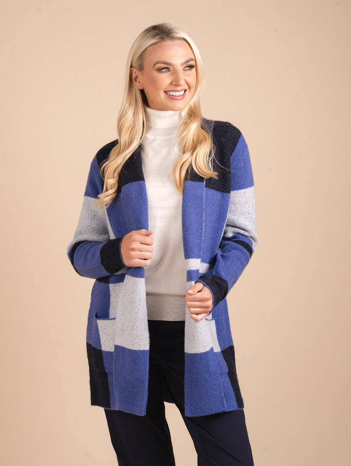 Multi Cardigan - Blue Combo