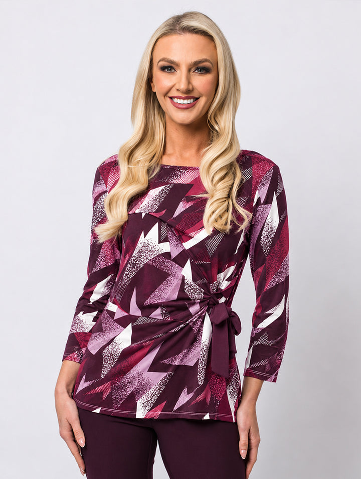 Tie Top - Mulberry