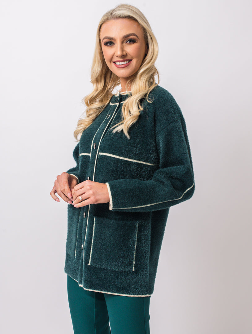 Luxury Jacket - Teal Multi