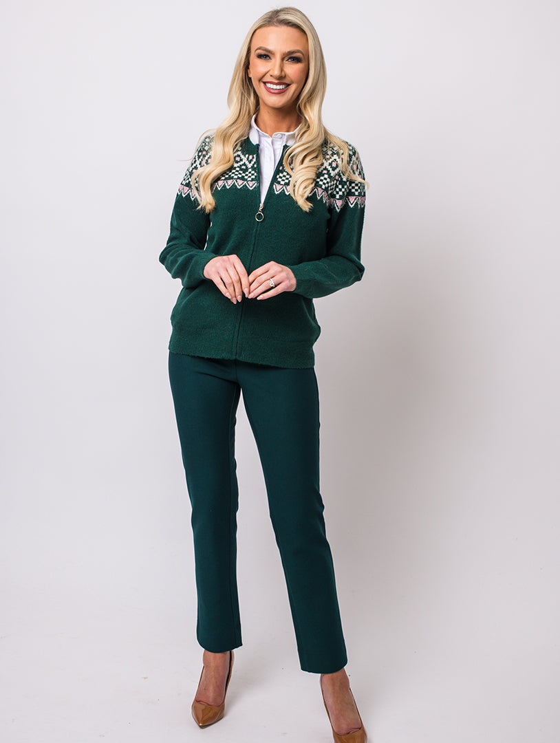 Luxury Zipper - Pine Multi