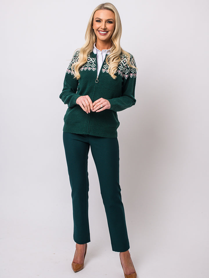 Luxury Zipper - Pine Multi