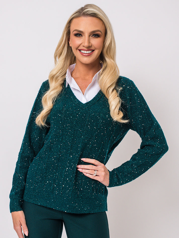 Shirt Jumper - Pine