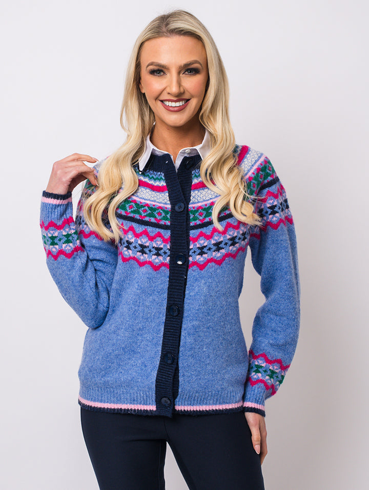 Luxury Cardigan - Blue Multi
