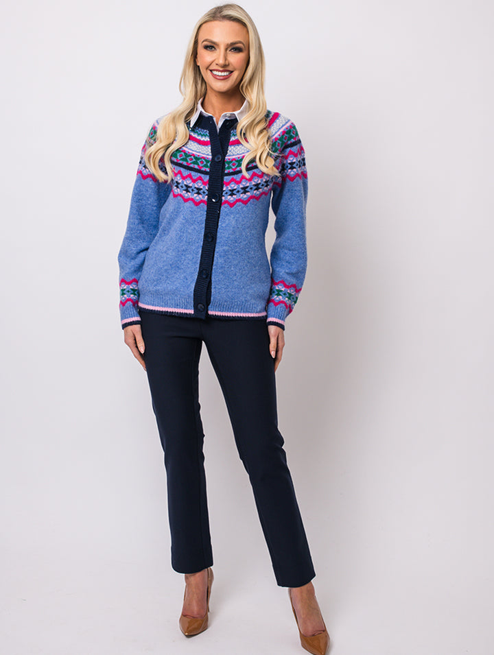 Luxury Cardigan - Blue Multi