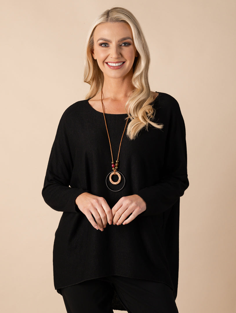 Necklace Top - Black