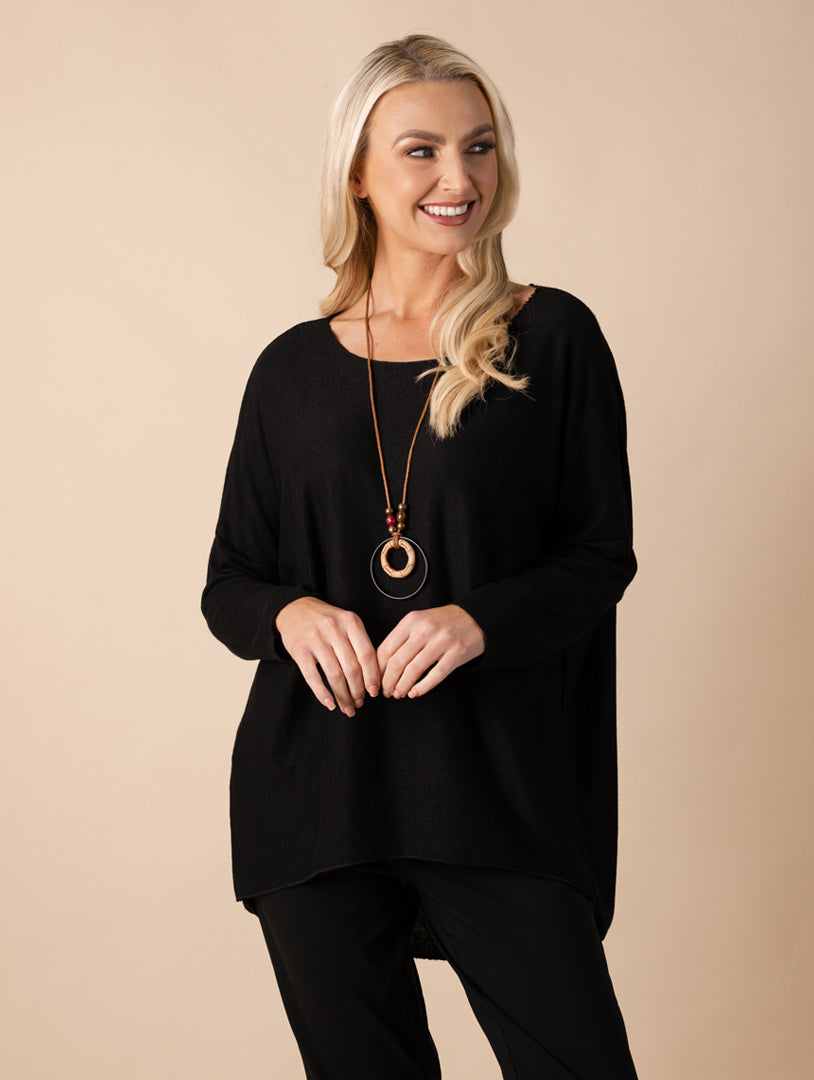 Necklace Top - Black