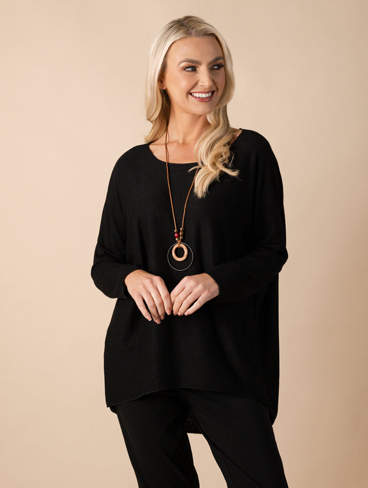 Necklace Top - Black