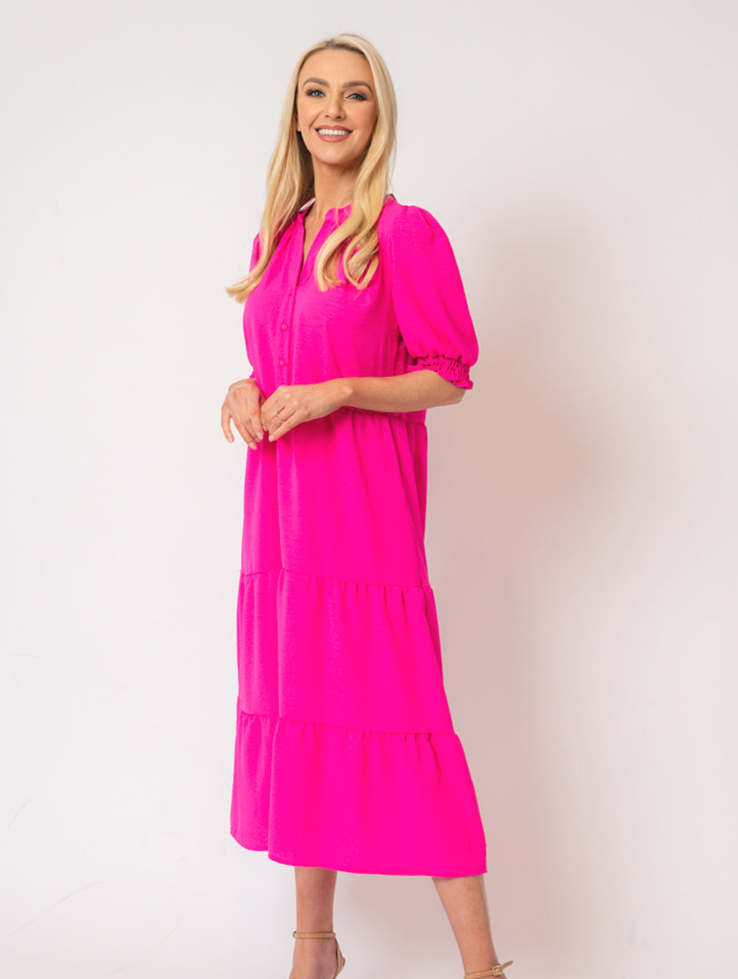 Frill Dress - Pink