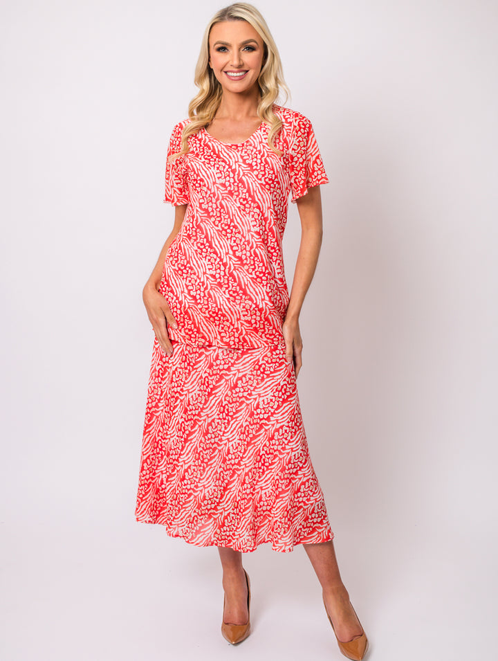 Chiffon Skirt - Red