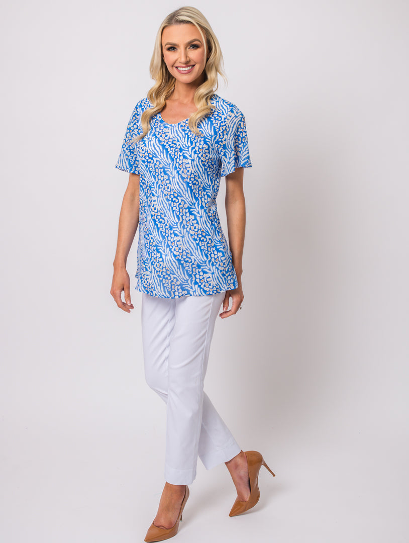 Chiffon Top - Royal