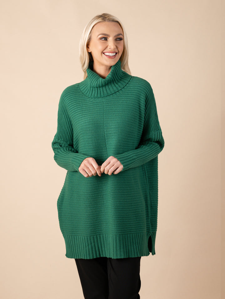 Rib Jumper - Green