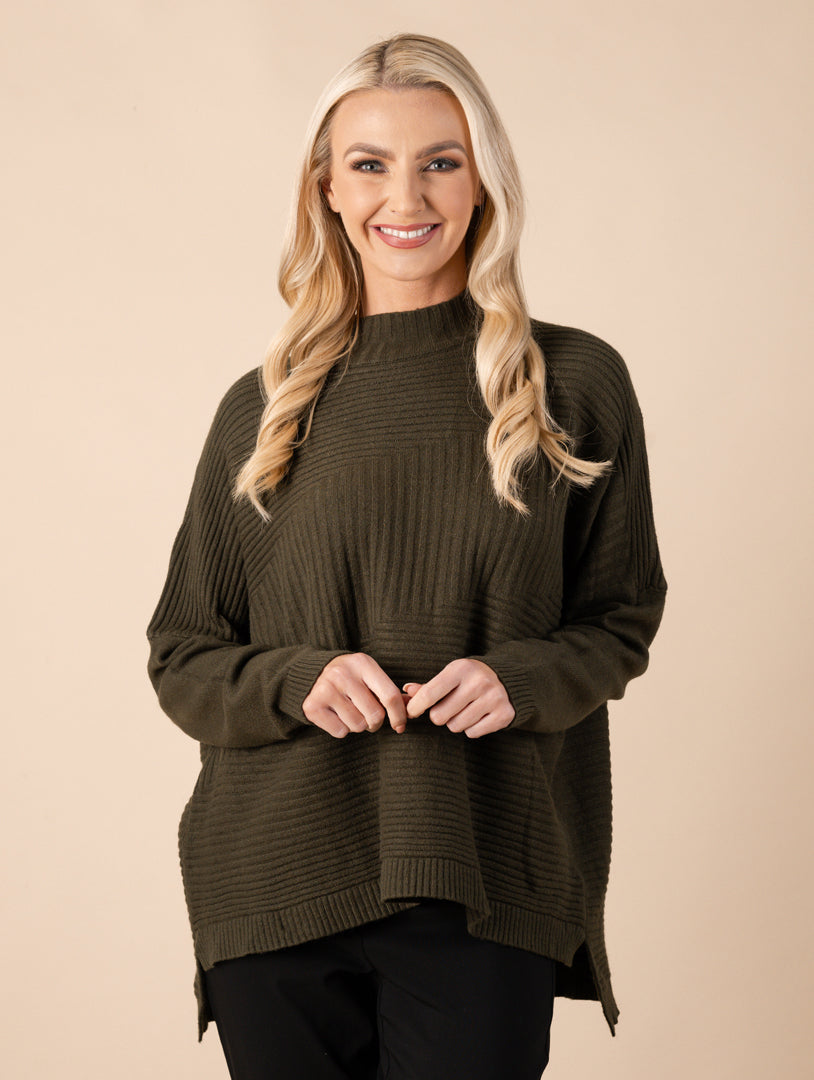Rib Jumper - Khaki