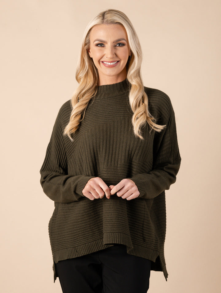 Rib Jumper - Khaki