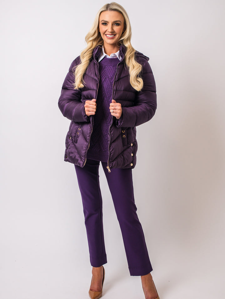 Luxury Jacket - Damson