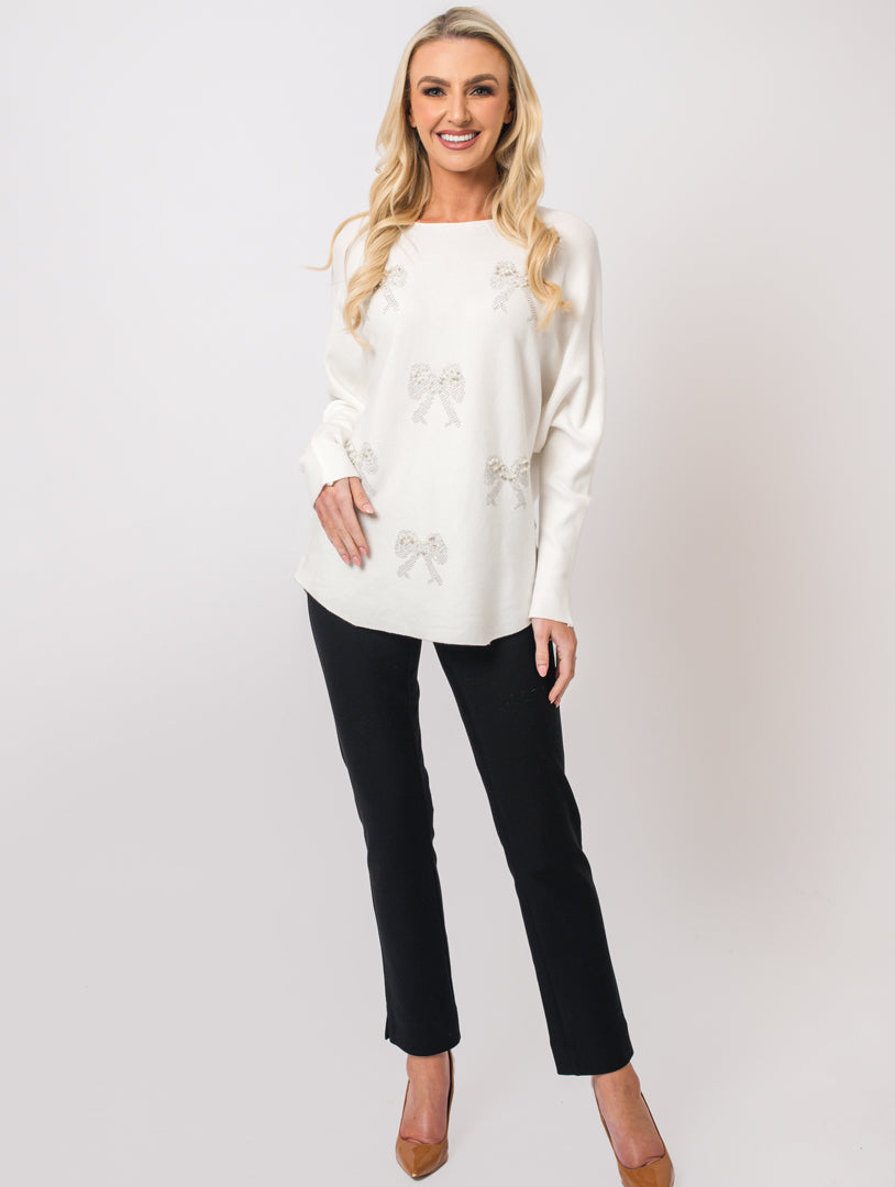 Bow Knitwear - Ivory