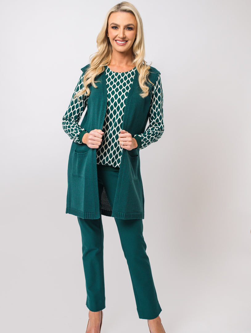 Round Neck Top - Teal