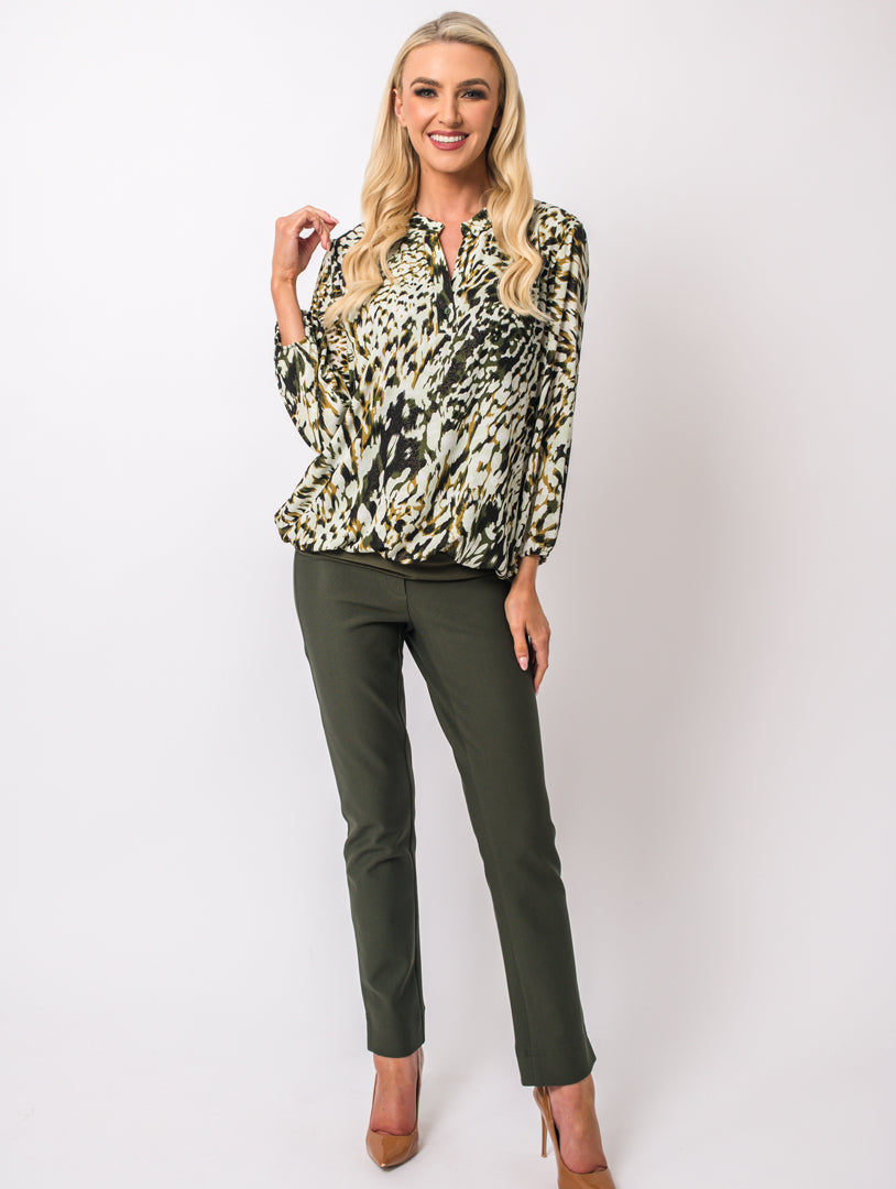 2 Piece Top - Khaki