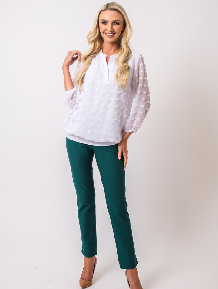 Lined Blouse - White