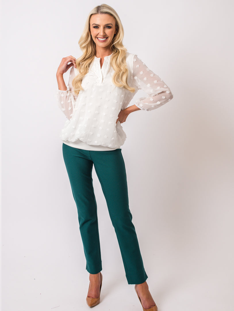 Lined Blouse - Ivory