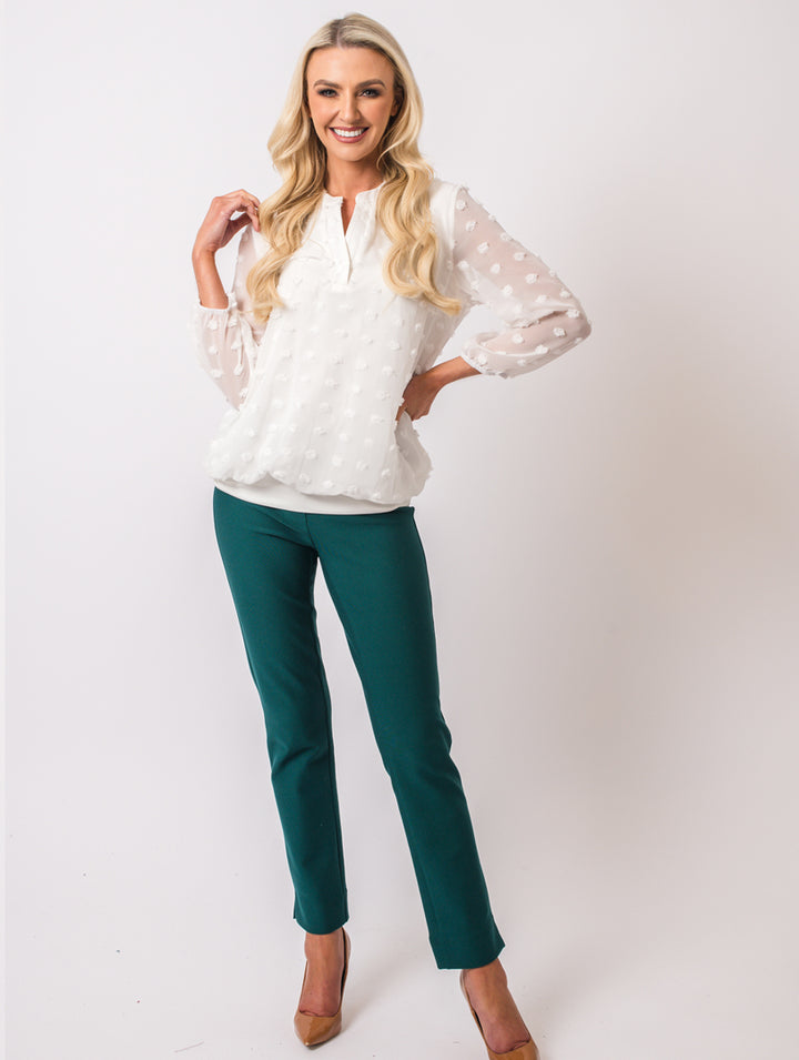 Lined Blouse - Ivory