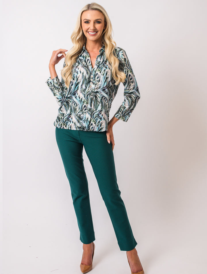 Button Top - Teal