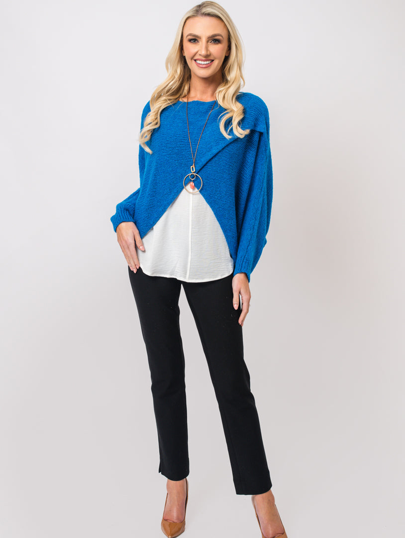 Cross Over Jumper - Royal