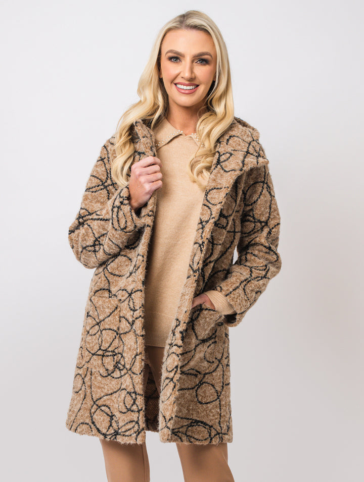 Boucle Coat - Camel