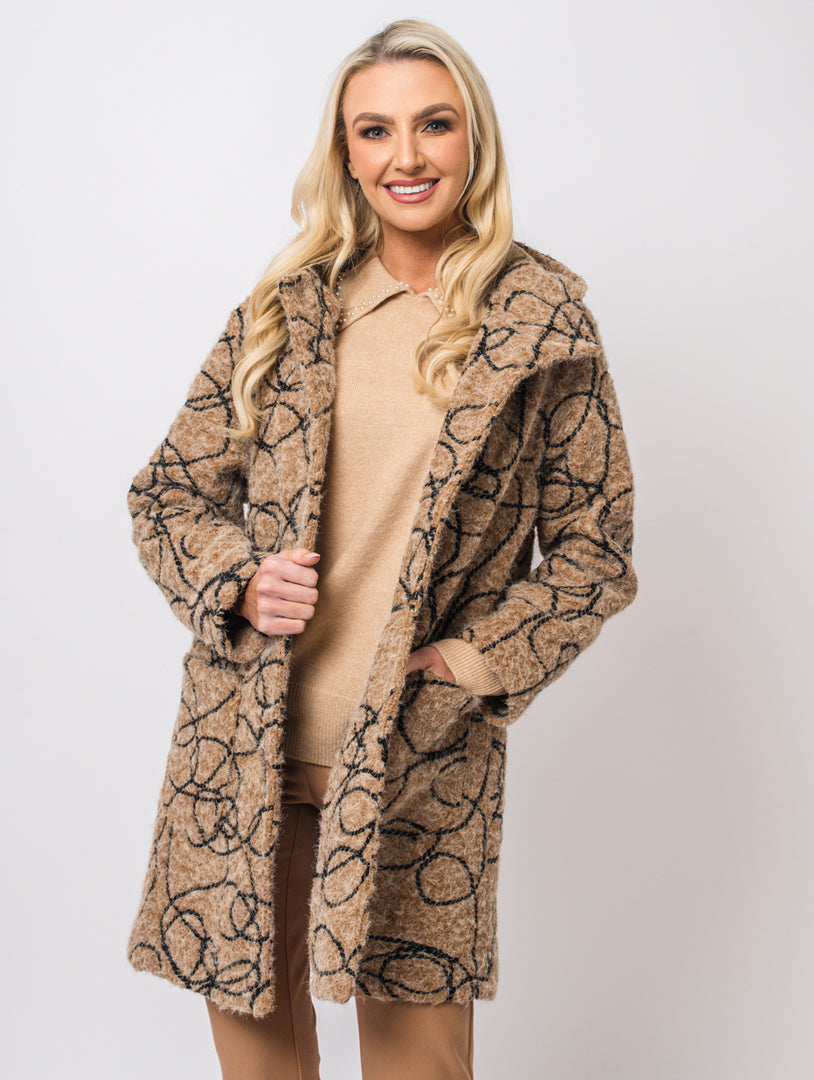 Boucle Coat - Camel