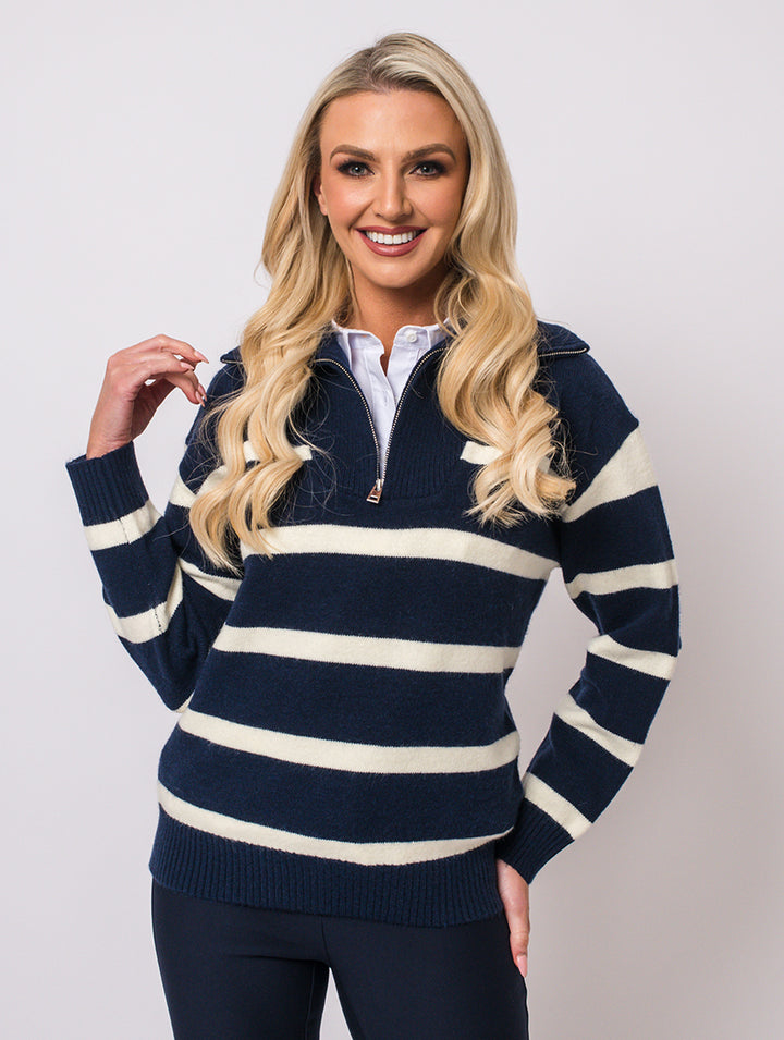 Luxury 1/2 Zip - Royal