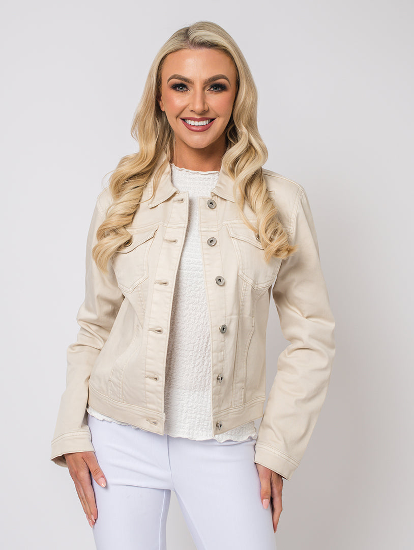 Denim Jacket - Ivory