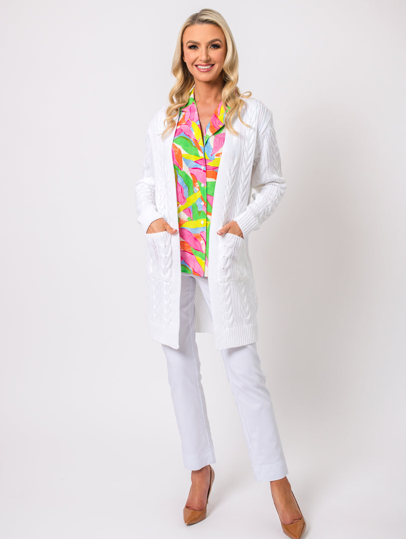 Short Sleeve Blouse - Pink Multi
