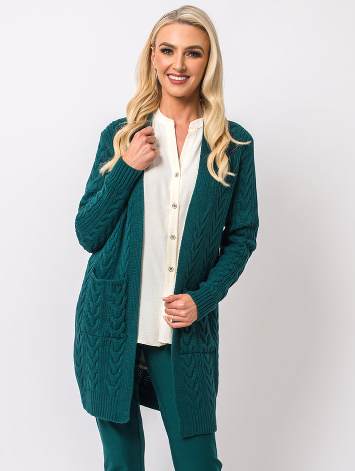 Pocket Cardi - Teal