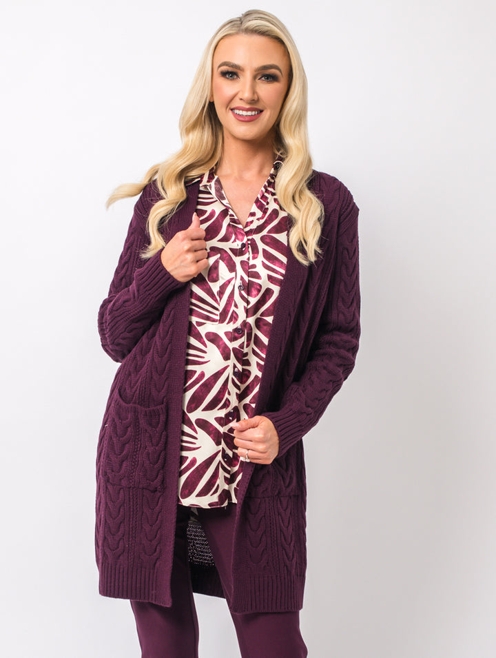 Pocket Blouse - Plum