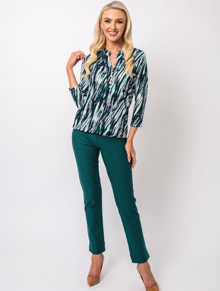 Button Top - Teal