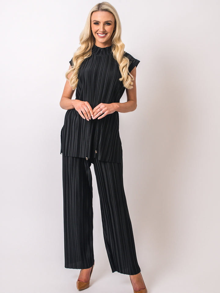 29" Amy Pleat Trousers - Black