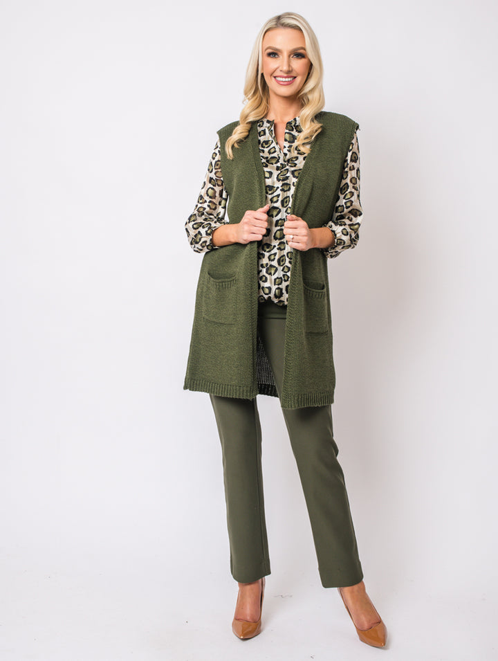 27" Lily Trousers - Khaki