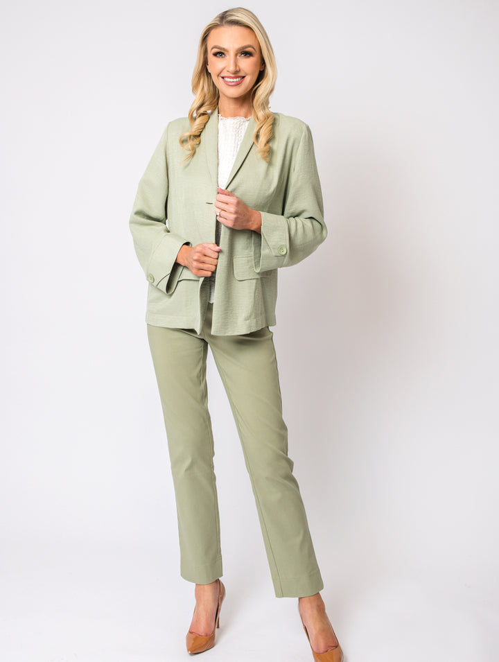 1 Button Jacket - Khaki