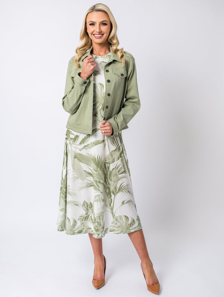 Sleeveless Dress - Light Khaki